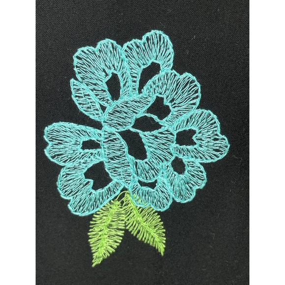 Torrid Womens Plus Size 2/3 Floral Fringe Floral Embroidered Kimono - Picture 10 of 10